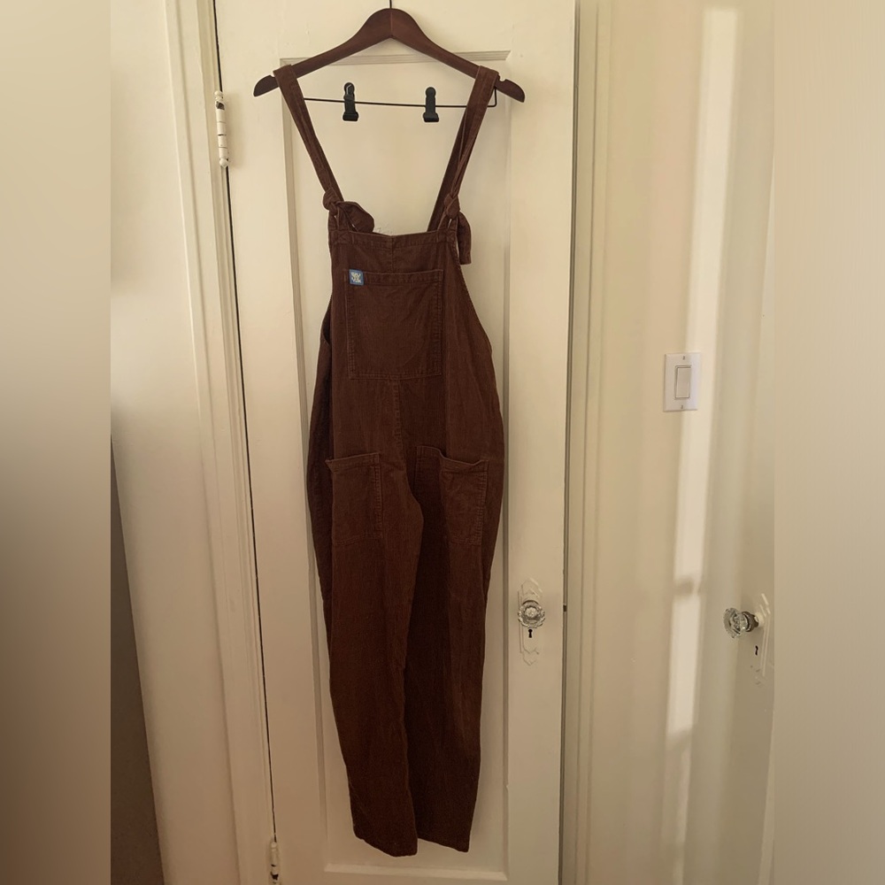 Lucy & Yak brown corduroy overalls - Picture 3 of 8